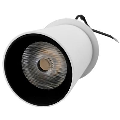 China 7W Beam Angle Adjustable Spotlight Indoor Anti-glare Aluminum Easy Install LED Ceiling Wall Down Light Spotlight For Wall Exhibition Lighting for sale