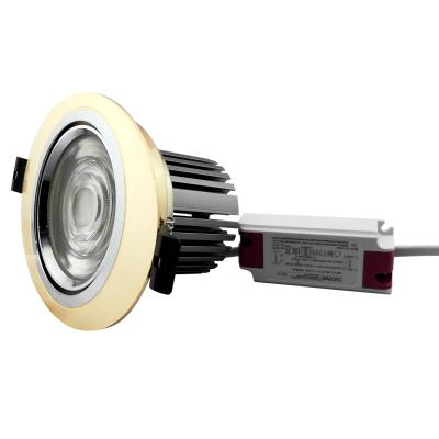 China Modern Gu10 50w Halogen Ceiling Led CCT Slim Anti-glare Matrix Cast Aluminum 40mm Cut Aluminum Downlight for sale