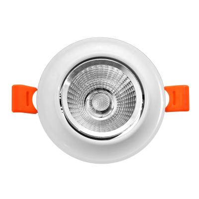 China New Arrivals Direction Spot Light Dimmable 5w Adjustable Light Led Gimbal Recessed Downlight OEM With Junction Box for sale