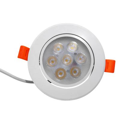 China Modern Dimmable 7w Led Downlight Bulkhead Design Modification Led Recessed Lighting Can Light 3000k-5000k Led Balance for sale