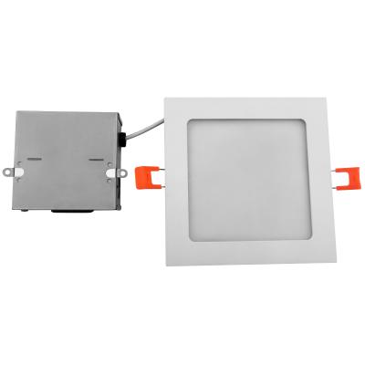 China Modern 6w 12w 18w Flat Slim Lamparas 300mm 24w Led Square Aluminum Round Ceiling Spotlight Home Lamp for sale