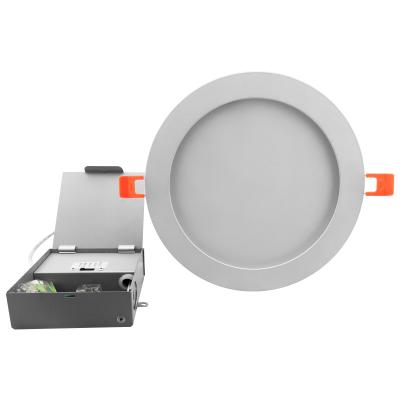 China Modern 18 6500k 4 Inch 6w 24v Round Slim Sound 18w 15w Recessed 12 Watt Concealed Mounted Led Panel Light for sale