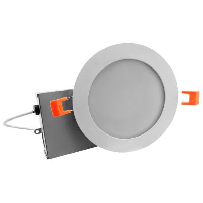 China Modern Cold White Color Ac220v Round Double Square Ultra Thin Recessed Aluminum Led Panel Light for sale