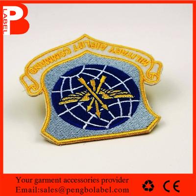 China Factory direct High quality custom embroidered patch embroidery bull patches custom embroidered arm patches for sale