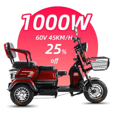 China BANGWIN Newest Passenger City Recreation Vehicle Motorcycle 48v Electric Rickshaw For Passenger Charger Rickshaw for sale