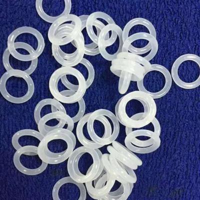 China Resistance To Oil Soft Clear Color Silicone Sealing O Ring / White Silicone Rubber Sealing Gasket for sale