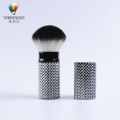 China Factory Hot Selling New Design Portable Makeup Kabuki Color Smudge Brush Shiny Face Foundation Brush for sale