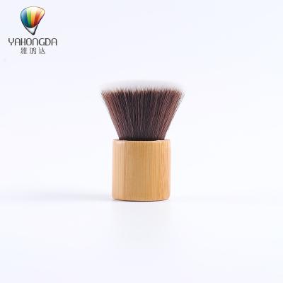 China New Simple Vegan Custom Logo Private Label Make Up Flat Brush Custom Made Set Kabuki Brush for sale