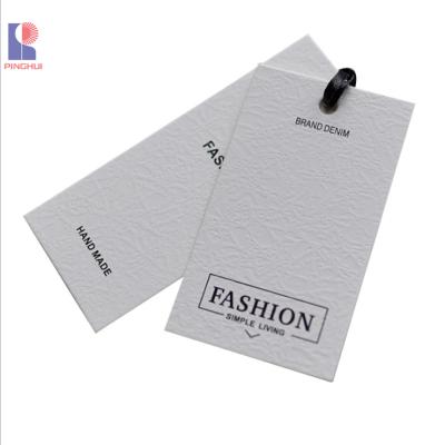 중국 Custom Luxury Recyled Swing Tag Printing Paper Clothing Labels Tags 판매용