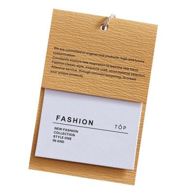 China Wholesale Custom Large Recyled Garment Label And Apparel Label By Stamping for sale