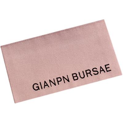 中国 Custom Washable Premium Soft Woven Labels With Your Logo Cheap Apparel Labels Neck Label 販売のため