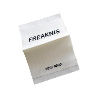 China Fashion Washable High Quality Custom Brand Woven Labels Neck Label for sale