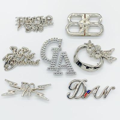 중국 custom brand 3D Metal Logo For Bag Metal Logo Brands Badge 판매용