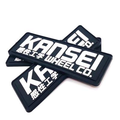 China Low MOQ Custom 3D PVC Letter Anime Patches for sale