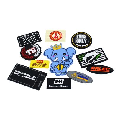 China 3D No Custom Jacket Silicone Logo Patch Minimum Patches for sale