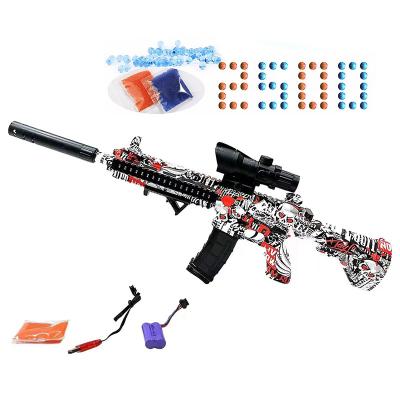 China Pearl Pistol Toy Guns Set Electric Water Gel Pistol Orbee Safety Ball Rifle Splatter Ball Blaster M416 Toy Electric Gun Gel Splat r for sale