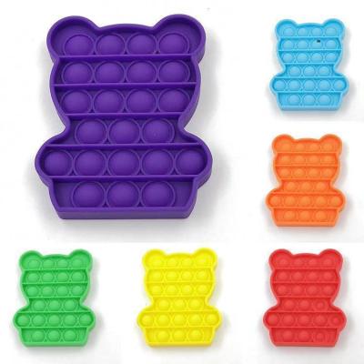 China Relieve 2022 New Anti-Anxiety Stress Toy Pop Itting Push Bubble Autism Sensory Rainbow Toys Boys Need Simple Squishy Relief Stress for sale