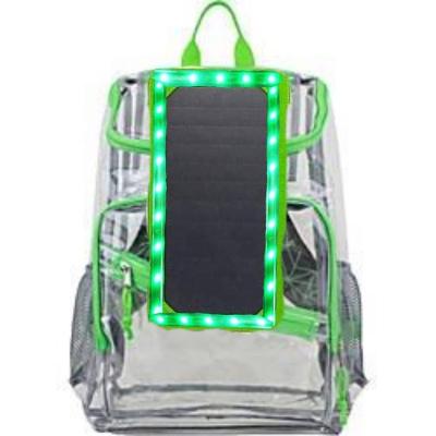 China Shoulder Waterproof Smart Solar Backpack Portable Power Panel With Charger School Bag Solar Power Backpacks For Men for sale