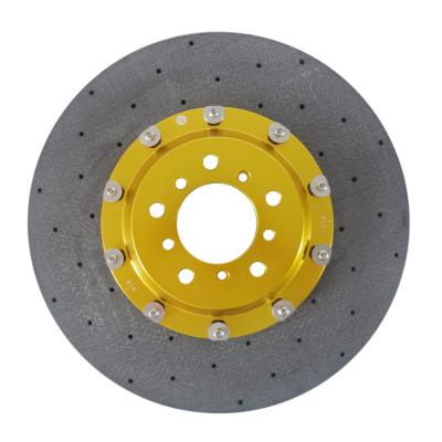 China Passenger Vehicle Carbon Ceramic Brake Disc Suitable for BMW Audi Mercedes Benz Lamborghini Nissan for sale