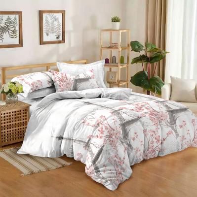 China PORTABLE Wholesale PORTABLE Print Flower Twin Size Polyester King Queen Size Bedding Set Animal Pattern Bedding Set for sale