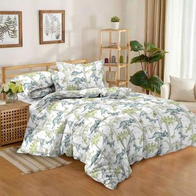 China PORTABLE Wholesale PORTABLE Print Flower Twin Size Polyester King Queen Size Bedding Set Animal Pattern Bedding Set for sale