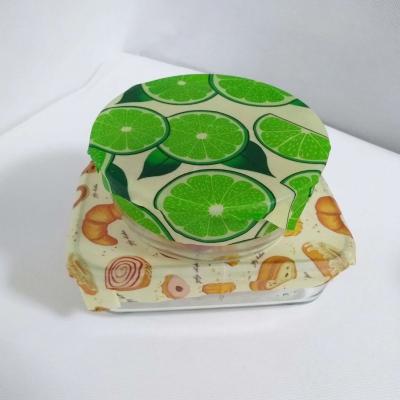 China Reusable Food Wrap Alternative to Plastic Beeswax Easy Clean Non-Toxic 100% Biodegradable Food Wrap for sale