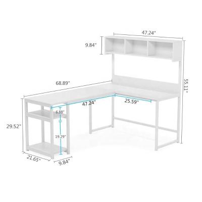 China Wholesale Computer Desk Simplicity Office Desk Modern Minimalist L Shape Corner Corner Computer Desk for sale