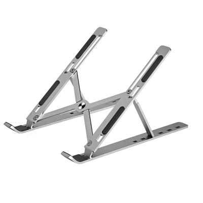 China Adjustable Folding Folding Laptop Stand, Aluminum Mac Book Computer Stand Compatible with 7-17 Inch Laptop for sale