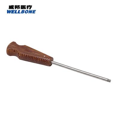 China High Quality Wood Handle Orthopedic Wooden Surgical Screwdriver Instruments Surgery Stainless Steel for sale