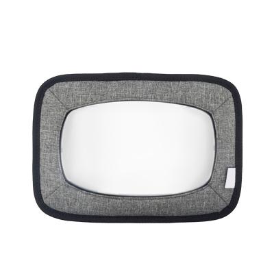 China Large New Eco-freindly Style Cloth Baby Mirror For Car Back Seat Full View Infant for sale