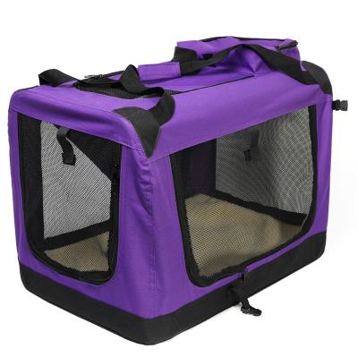 China Pet Travel Carrier Bag Breathable Portable Pet Bag - Folding Cloth Pet Carrier Travel Carrier Bag for Dogs or Cats for sale