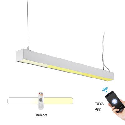 China Smart Dimming Desk CCT 3000-6000K 2.4 G Linear Home Office Led Light Fixture for sale