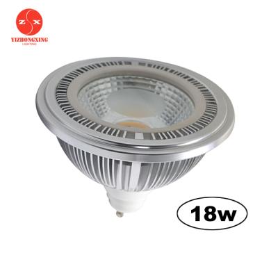 China Hotel ar111 dimmable gu10 led 18w GU53/GU10/E27 base for sale