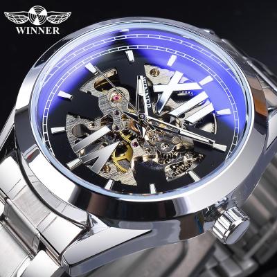 China New winner mechanical watch fashion hollow waterproof watches automatic men relogio masculino GMT1192 for sale