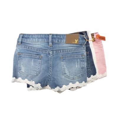 China 2021 Breathable New Summer Factory Directly Sell Kid Girl Short Jeans With Different Color for sale