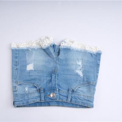 China Pencil pants new arrives new style fresh baby cotton short jeans 2021 new baby short jeans for sale