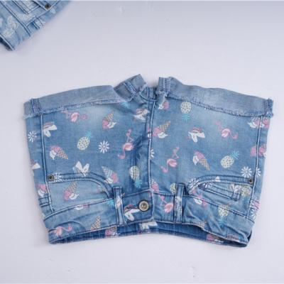 China Pencil Pants 100% Cotton High Quality New High Quality Jeans Shorts For Girls Kids for sale