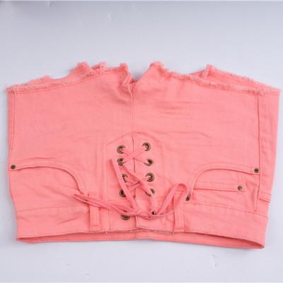 China Fashion High Standard Sustainable Wholesale Jeans Pants Female Kids Jean Girl Shorts for sale