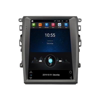 China Hot Selling Android 10 Tesla Style CarPlay Vertical 12.1 Inch Screen Car Radio GPS Navigation Player For Ford Mondeo 2013-2017 for sale