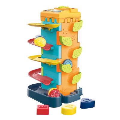 China Multi Play Ways Mixed Early Educational Musical Baby Piano Track Game House Toy With Light for sale