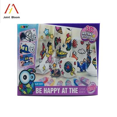 China DIY 3D Art Educational Baby Toys Sticky Painting With Drawing Paper for sale