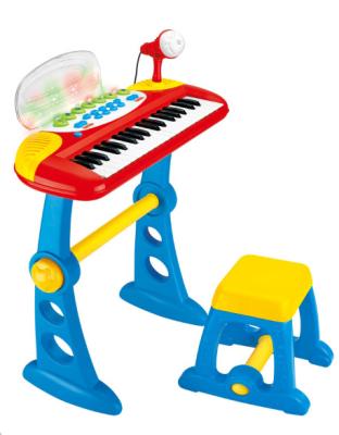 China Toy Children Musical Instrument Battery Operated 37 Keys Toy Piano With MP3 Electronic Microphone and Charger Cable for sale