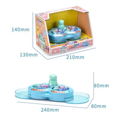 China Indoor Wind Playing Kids Indoor Competitive Wind Fishing Game Machine Table House Game Board Toy Set for sale