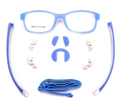 China For Reading Glasses 2023 Wholesale Hot Selling Flexible Soft Silicon Kids Eyewear Optical Frames Eye Glasses Kids Glasses for sale