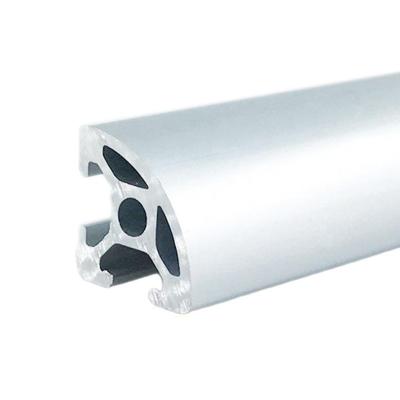 China Industry 45 Degree Curved 2020r 3030r 4040r 4545r Aluminum Profile for sale