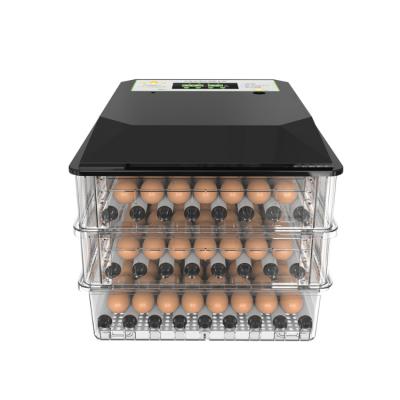 China Small size 96 egg chicken egg incubator quail guinea goose egg hatcher household fully automatic incubators for sale for sale