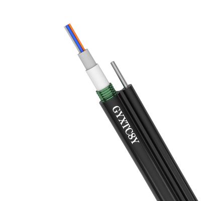 China Outdoor Fiber Optic Cable FC-GYXTC8Y 05 Cores 2-24 Cores Fiber Optic Cable for sale