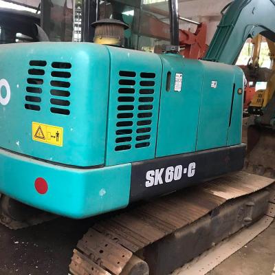 China Construction worksÂ   original used japan kobelco SK60 mini excavator for sale for sale