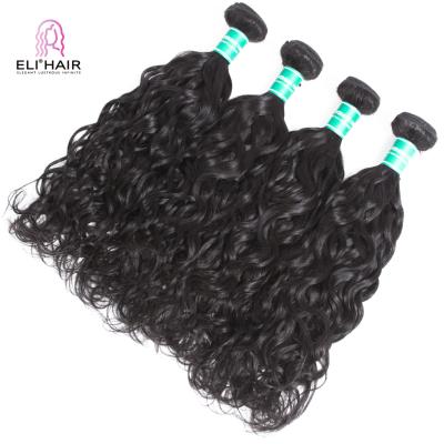 China Factory Price Wholesale Cheap Raw Indian Virgin Wave ELI RTS 9A Natural Wave Hair Bundles 100% Virgin Human Hair Cuticle Aligned Bundle Hair Wigs for sale