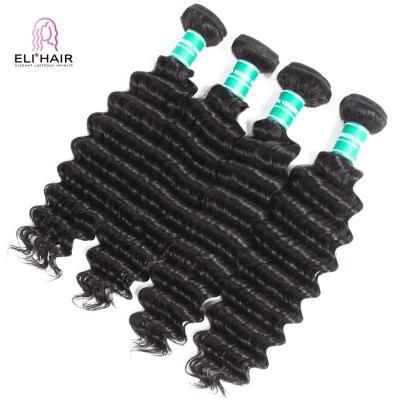 China Deep Wave ELI RTS 9A Deep Wave Virgin Cuticle Aligned Hair Bundles Factory Price 100% Raw Indian Bundle Hair Wholesale Seller for sale